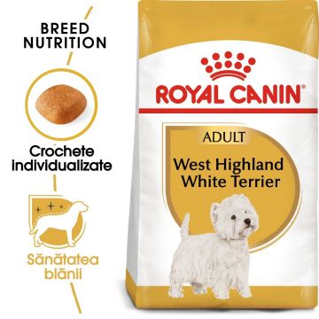 Royal Canin West Highland Terrier Adult hrana uscata caine Westie, 1.5 kg