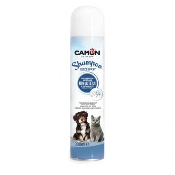 Sampon spuma pentru caini si pisici, Camon, 300 ml