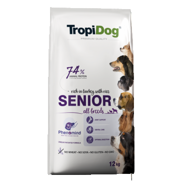 TropiDog Premium Senior, 12 kg