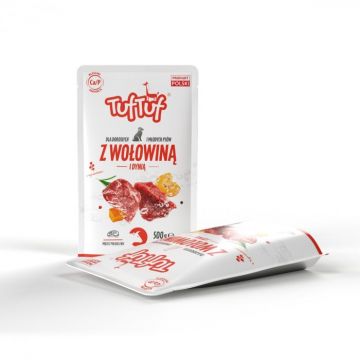 Tuf Tuf, Hrana umeda pentru caini, vita cu dovleac, 500g