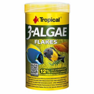 3-ALGAE FLAKES Tropical Fish, 12g