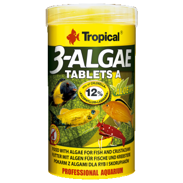 3-ALGAE TABLETS A Tropical Fish, 50ml/ 36g