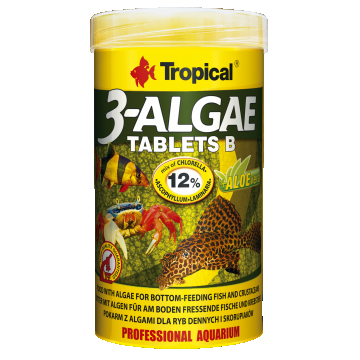 3-ALGAE TABLETS B Tropical Fish, 50ml/ 36g