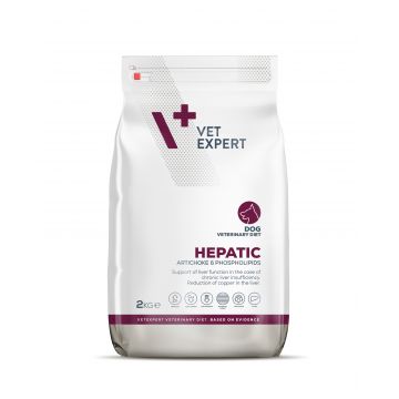 4T Dieta Veterinara, HEPATIC DOG, VetExpert, 2 kg