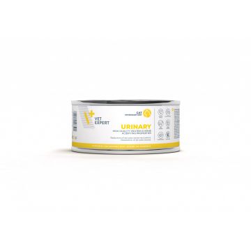 4T Dieta Veterinara pisici Urinary Cat, VetExpert, conserva, 100g