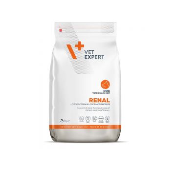 4T Dieta Veterinara RENAL DOG, VetExpert, 2 Kg