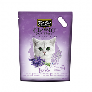 Asternut igienic  KIT CAT CLASSIC CRYSTAL LAVENDER- 5L