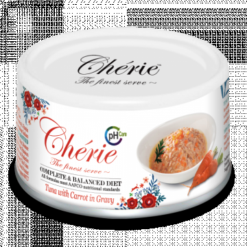 Cherie Adult Urinary Cat Ton cu Morcovi in Sos, 80 g