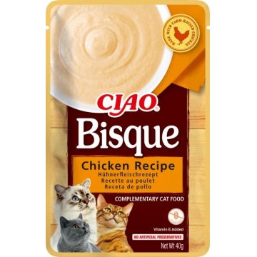 Ciao Bisque pentru Pisici cu Pui, 40 g