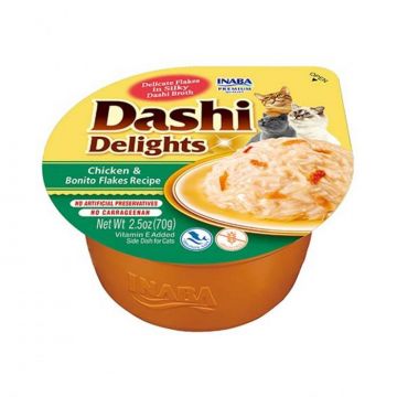 Ciao Dashi pentru pisici cu Pui si Bonito, 70 g