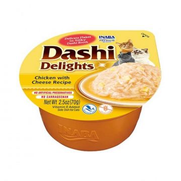 Ciao Dashi pentru pisici cu Pui si Branza, 70 g