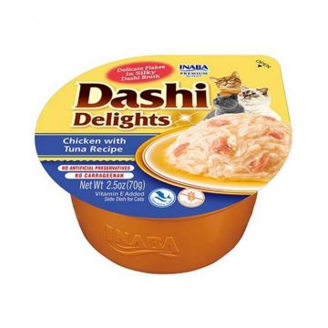 Ciao Dashi pentru pisici cu Pui si Ton, 70 g