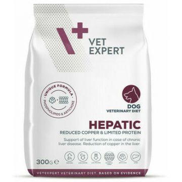 DIETA VETERINARA HEPATIC DOG, VETEXPERT, 300 g