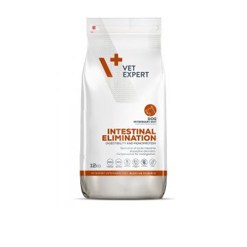 DIETA VETERINARA INTESTINAL ELIMINATION DOG, VETEXPERT, 12 KG