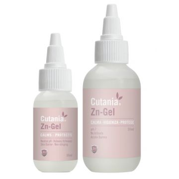 Formula dermatologica sub forma de gel, cu pH neutru, efect calmant si dezinfectant CUTANIA Zn-Gel, VetNova, 30ml