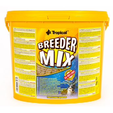 Fulgi BREEDER MIX pentru pește TROPICAL Fish, 21L/4KG