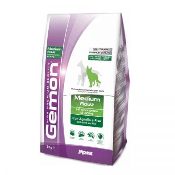 Gemon Adult Mediu, Miel si Orez, 15 kg