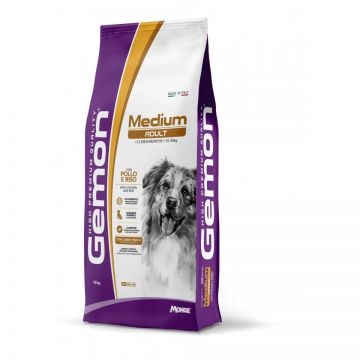 Gemon Adult Mediu, Pui si Orez, 15 kg