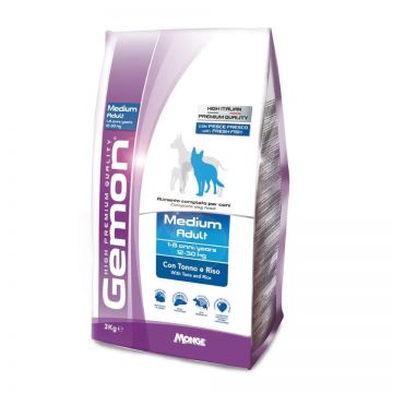 Gemon Adult Mediu, Ton si Orez, 15 kg