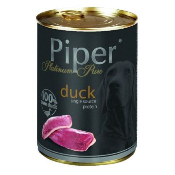 Hrana umeda Piper Platinum Pure, Rata 400 g