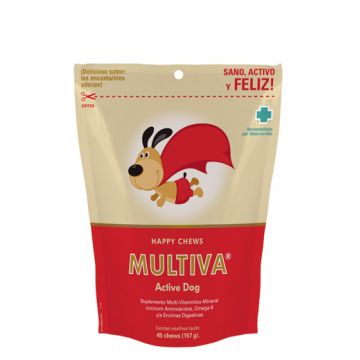 Multivitamine si multiminerale MULTIVA Active DOG VetNova, 45 comprimate