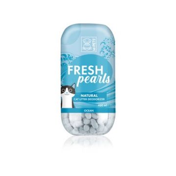 Perle odorizante pentru litiera, ocean, M-PETS, 450ml