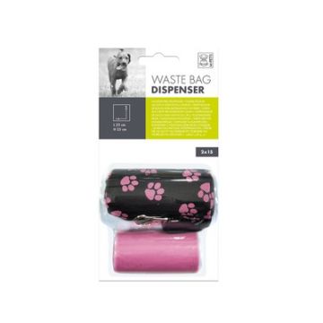 Saci menajeri, cu suport moale din material textil M-PETS, 2 x 15 saci