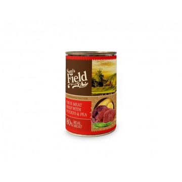 Sam's Field True Meat Beef with Pumpkin & Pea, 400 g