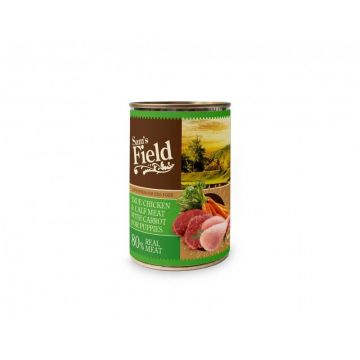 Sam's Field True Meat Chicken & Veal with Carrot for Puppies, 400 g