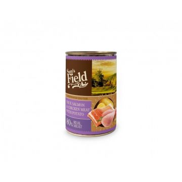 Sam's Field True Meat Salmon & Chicken with Potato, 400 g