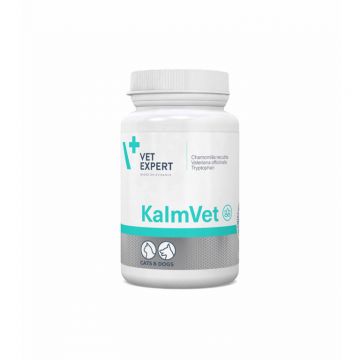 Supliment pentru calmarea stresului si anxietatii KalmVet Twist Off, VetExpert, 60 capsule