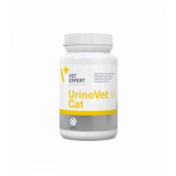 Supliment pentru pisici cu afectiuni sau infectii acute ale tractului urinar, Urinovet CAT Twist Off, Vet Expert, 45 capsule