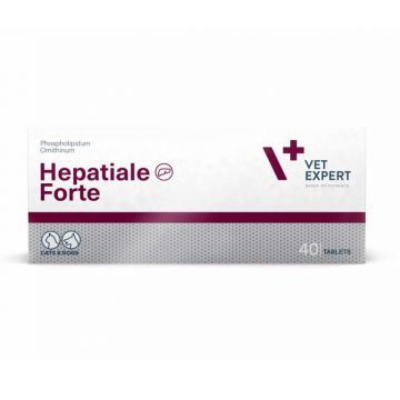 Supliment pentru sustinerea functiei hepatice, Hepatiale Forte, VetExpert, 40 tablete