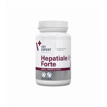 Supliment pentru sustinerea functiei hepatice, la caini, Hepatiale Small Breed Twist Off, VetExpert, 40 capsule