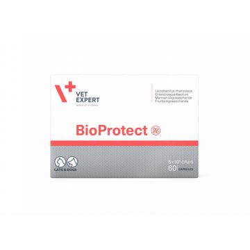 Suport pentru sistemul digestiv și imunitate, Bioprotect, VetExpert, 60 tablete