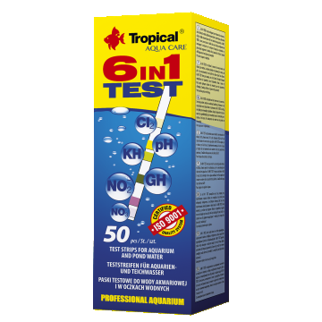 TEST STRIPS 6 in 1 Tropical Fish