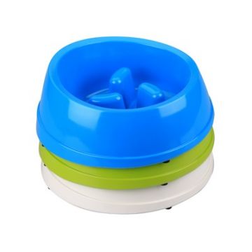 Bol MELAMINE HIGH-BACK SLOW-DOWN M-PETS, 250 ml