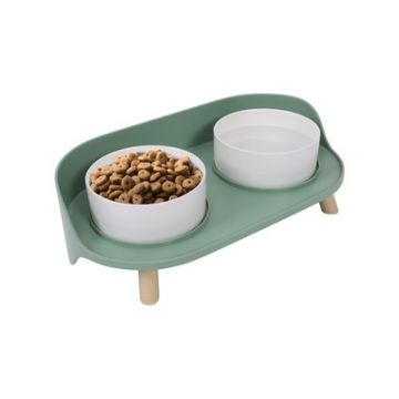 Castron pentru caini, pe suport inalt metalic, ALTITUDE M-PETS