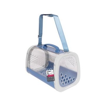 CUSCA TRANSPORT Honey Pet, pentru caini si pisici, albastru 59.1 x 38.1 x 35.4 cm