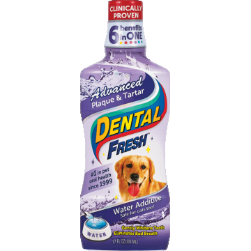 Dental Fresh ADVANCED PLAQUE & TARTAR pentru caini, SynergyLabs, 237ml