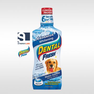 Dental Fresh ADVANCED WHITENING pentru caini, Synergy Labs, 503 ml