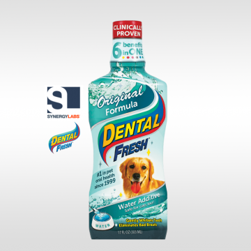 Dental Fresh ORIGINAL FORMULA pentru caini , Synergy Labs, 303 ml