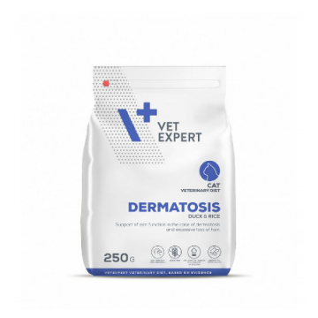 DIETA VETERINARA DERMATOSIS CAT, VETEXPERT, RATA & OREZ, 250 g