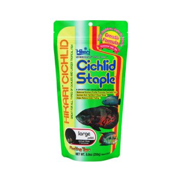 Dieta zilnică, ciclide si pesti tropicali mari, peleti plutitori, HIKARI CICHLID STAPLE LARGE 250GR