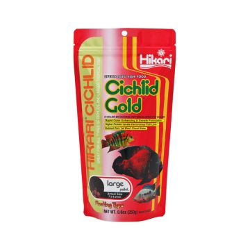 Dieta zilnica pentru ciclide HIKARI CICHLID GOLD LARGE, 250g, 750ml