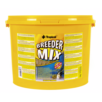 Fulgi BREEDER MIX pentru pește TROPICAL Fish, 5L/1KG