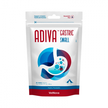 Hrana complementara, protectie gastrica completa, ADIVA® Gastric Chews Small, VetNova, 30 chews