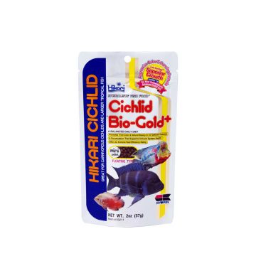 Hrana completa pentru ciclidele ierbivore, HIKARI CICHLID BIO GOLD MINI, 57GR