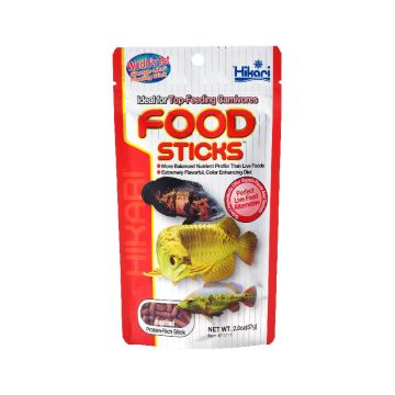 Hrana pentru pesti carnivori, hranire la suprafata apei, HIKARI FOOD STICKS 57g