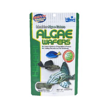 Hrana pentru pesti ierbivori, Plecostomus, HIKARI ALGAE WAFERS 250g